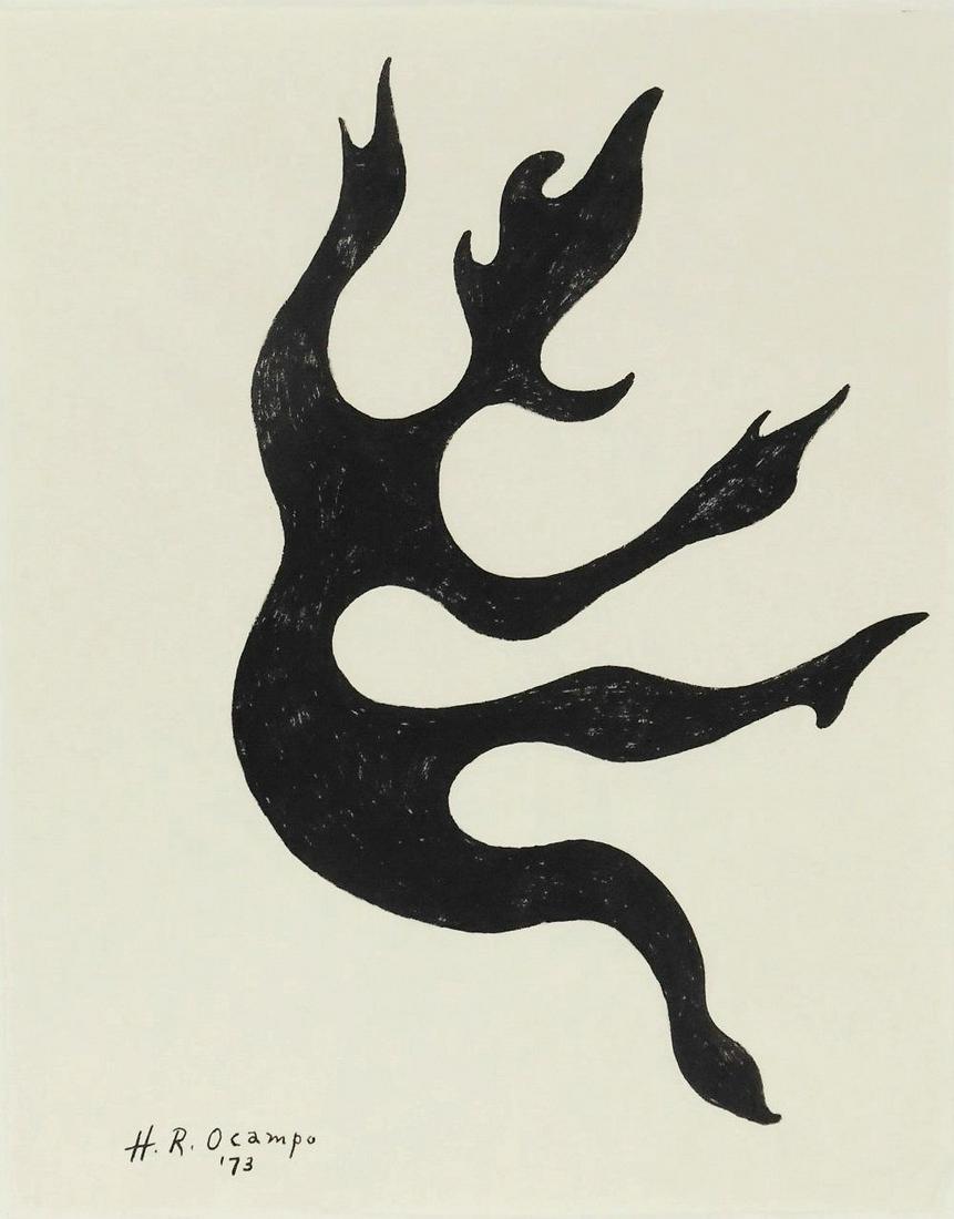Hernando Ocampo (1911-1978) Ink Drawing (1 of 2)