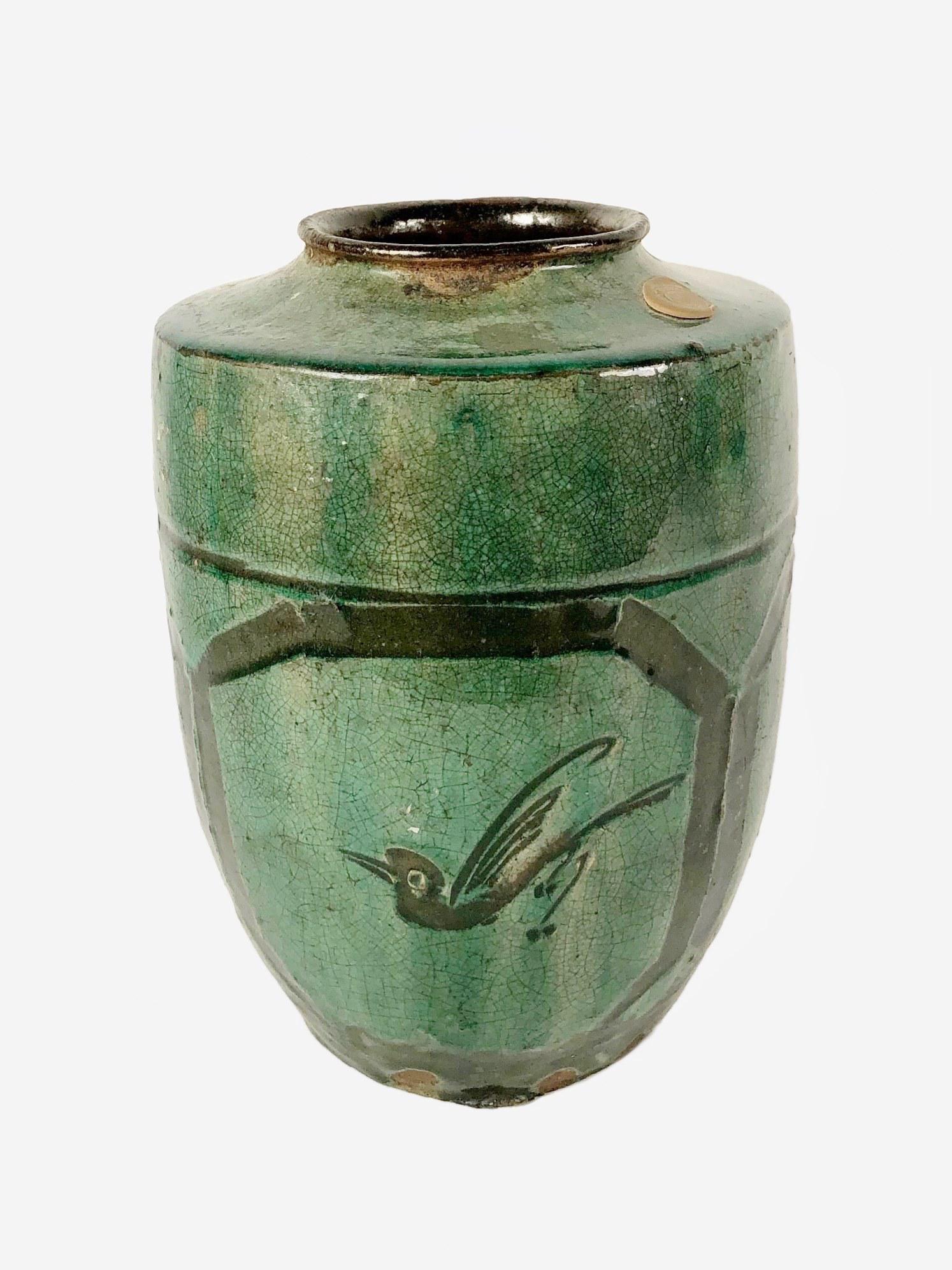 Korean Ceramic Open-Mouth Jar, Circa 19th Century (1 of 4)