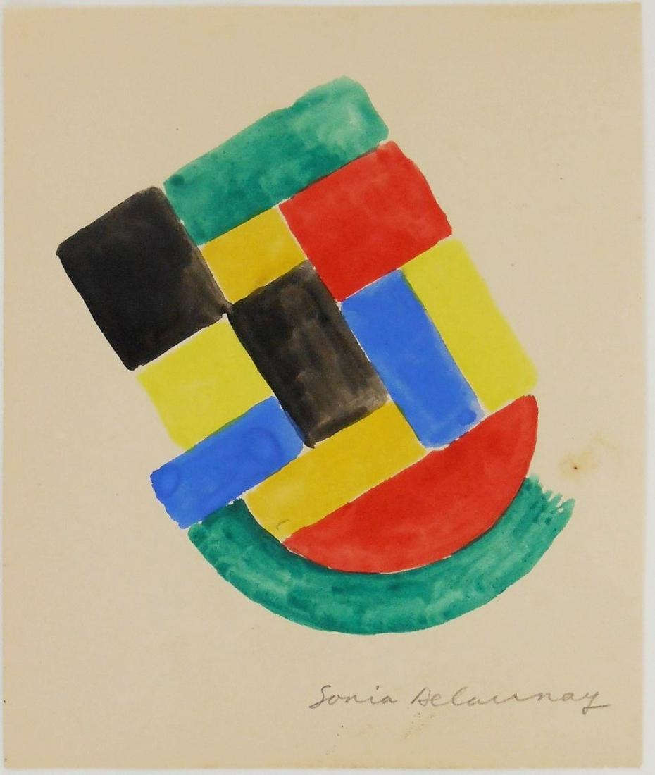 Sonia Delaunay (1885-1979) Watercolor (1 of 2)