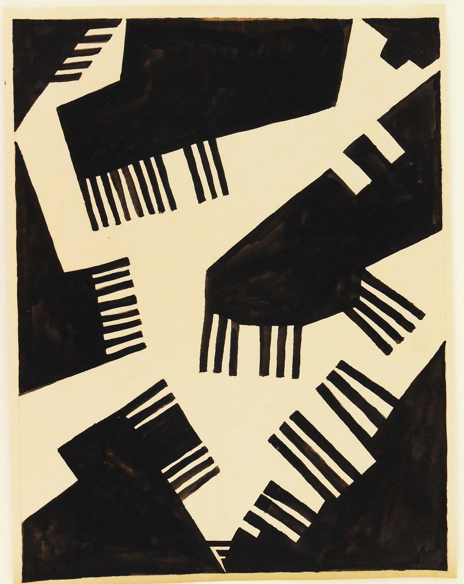 Otto Freundlich (1878-1943) Ink Drawing (1 of 2)