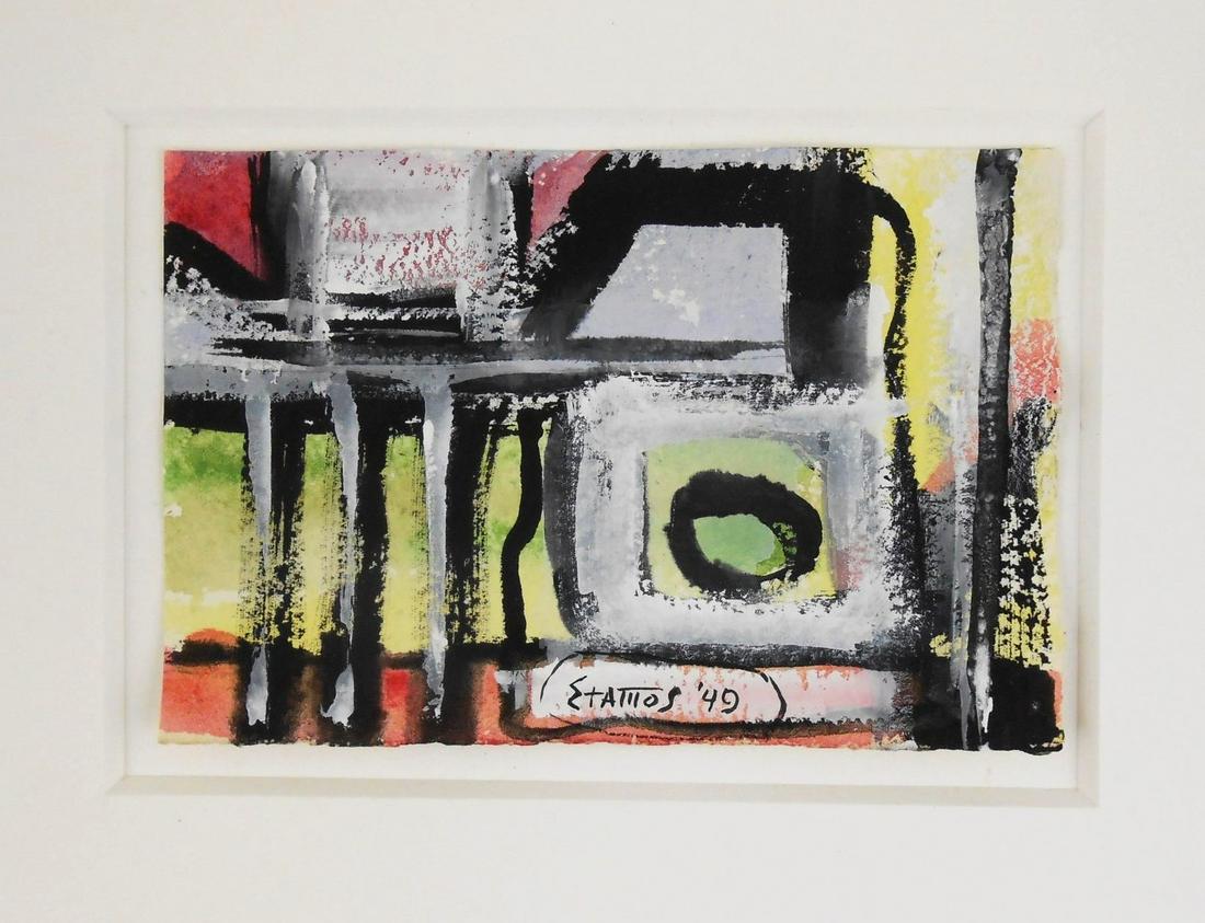 Theodoros Stamos (1922-1997) Gouache (1 of 2)