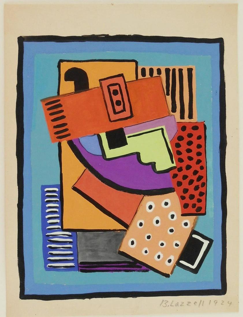 Blanche Lazzell (1878-1956) Gouache (1 of 2)