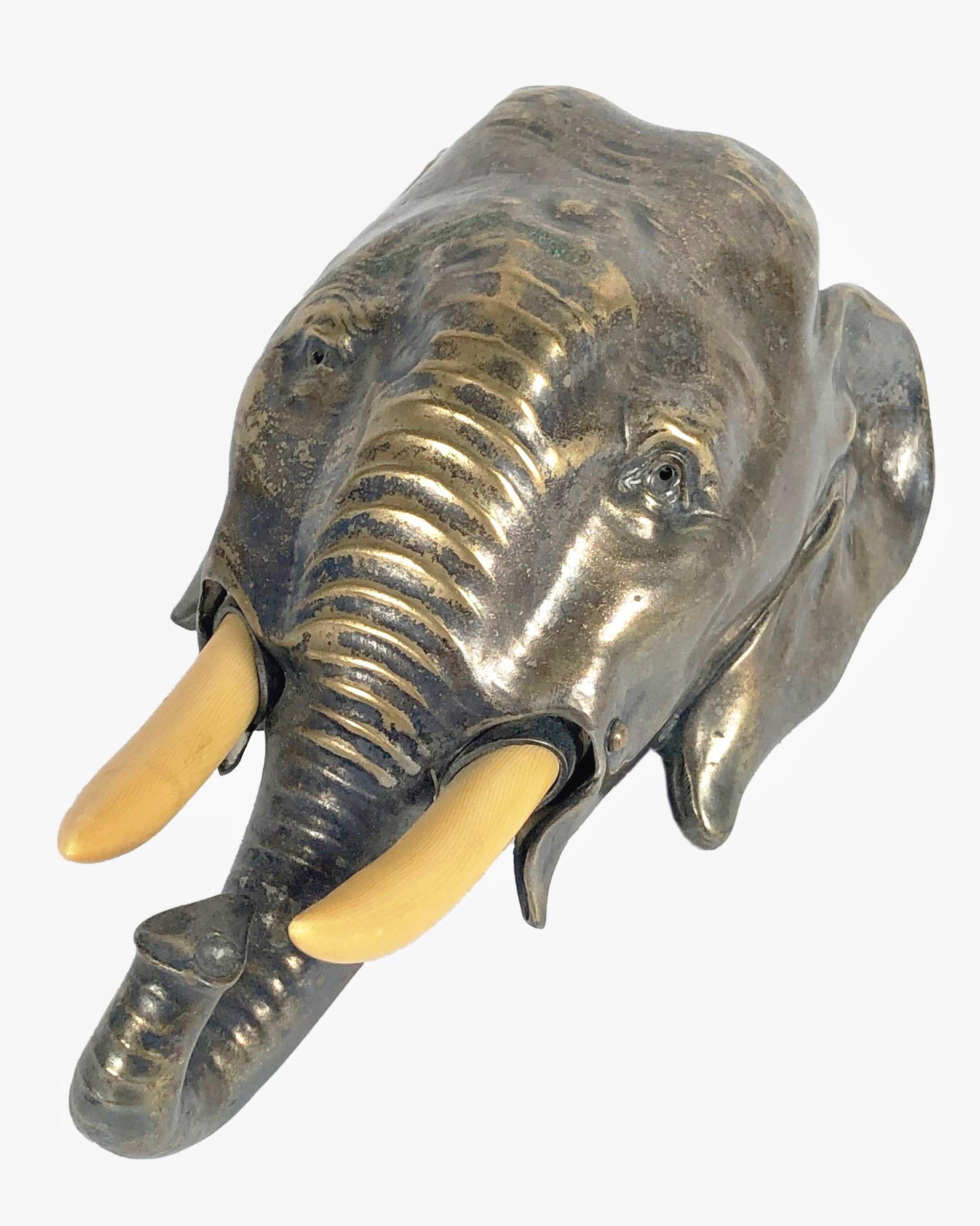 Vintage Elephant-Form Bell Push, Circa 1900 (1 of 3)