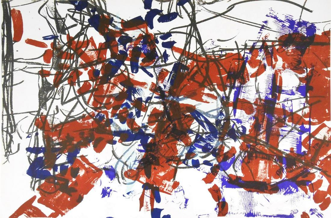 Jean-Paul Riopelle (1923-2002) Color Lithograph (1 of 1)