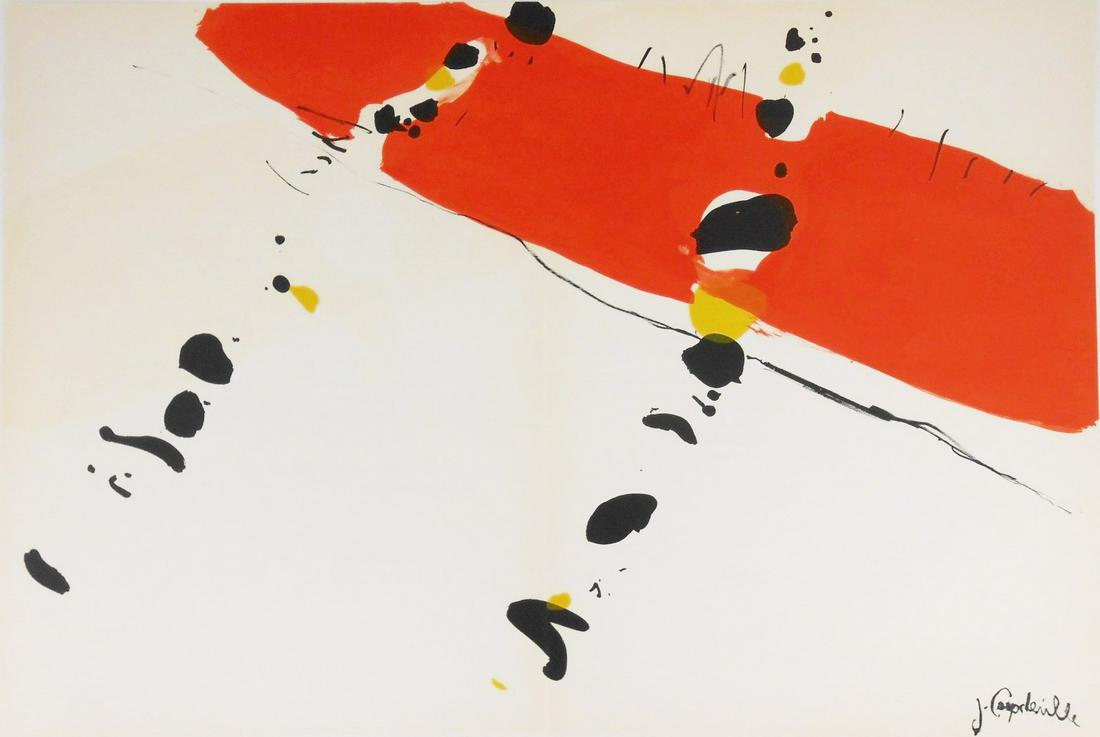 Jean Capdeville (b. 1917) Color Lithograph (1 of 2)