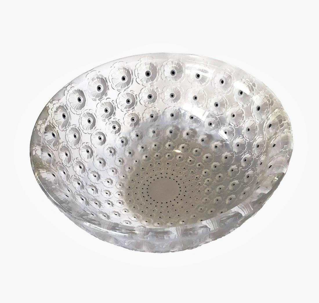 Lalique Nemours Bowl, Signed (1 of 4)
