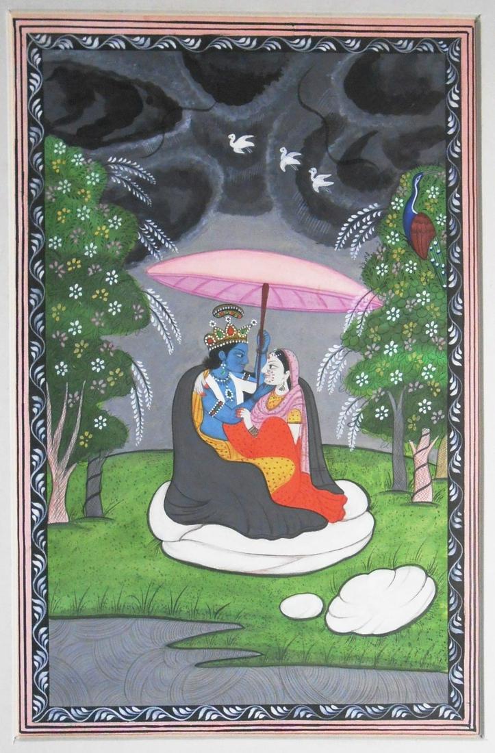 Indian Miniature Painting, Circa 1825 (1 of 3)