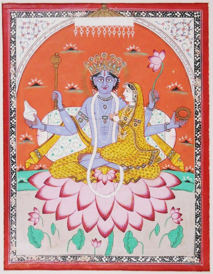 Indian Miniature Painting, Circa 1840 (1 of 3)