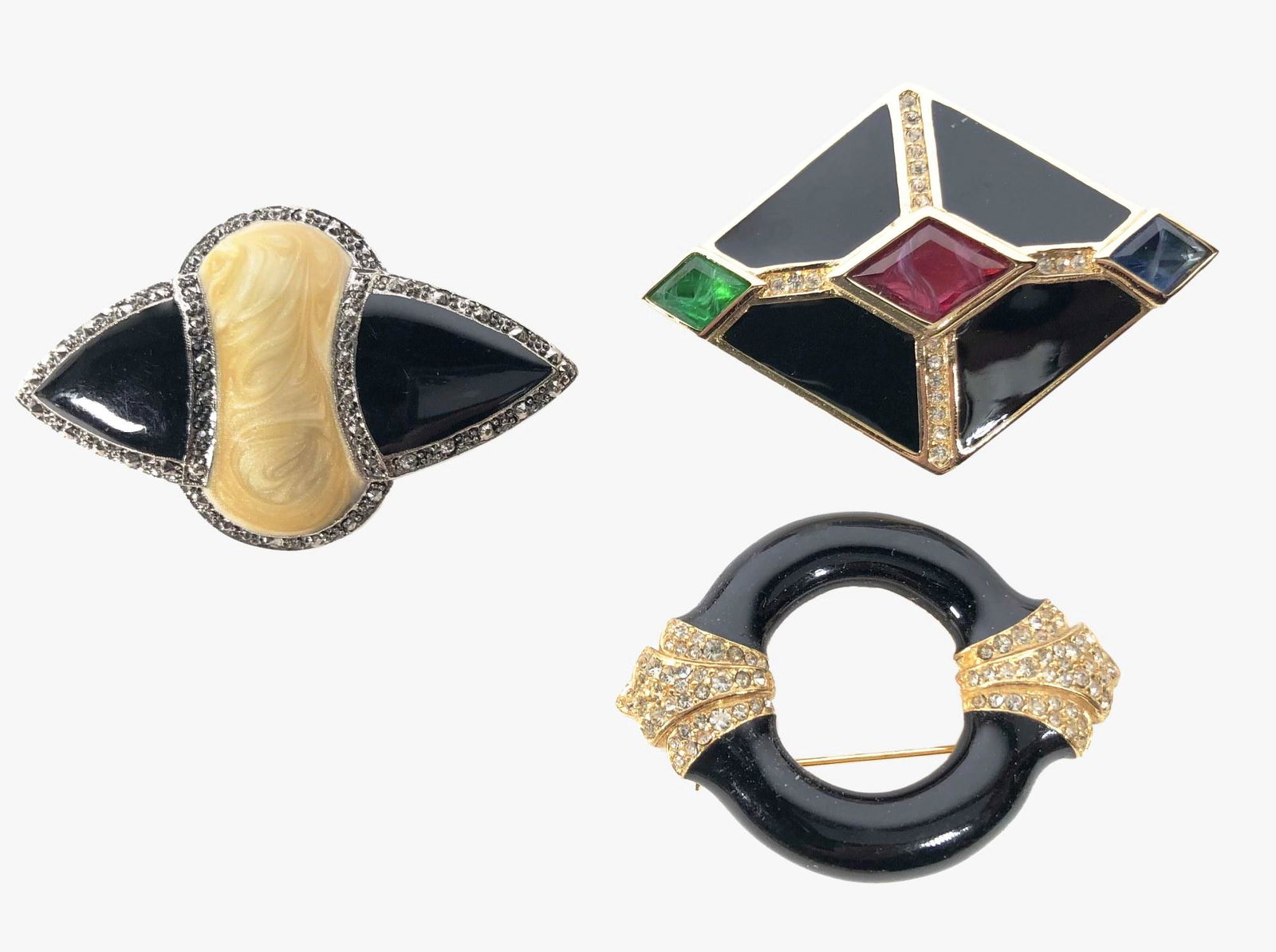 Three Art Deco-Style Pins (1 of 2)