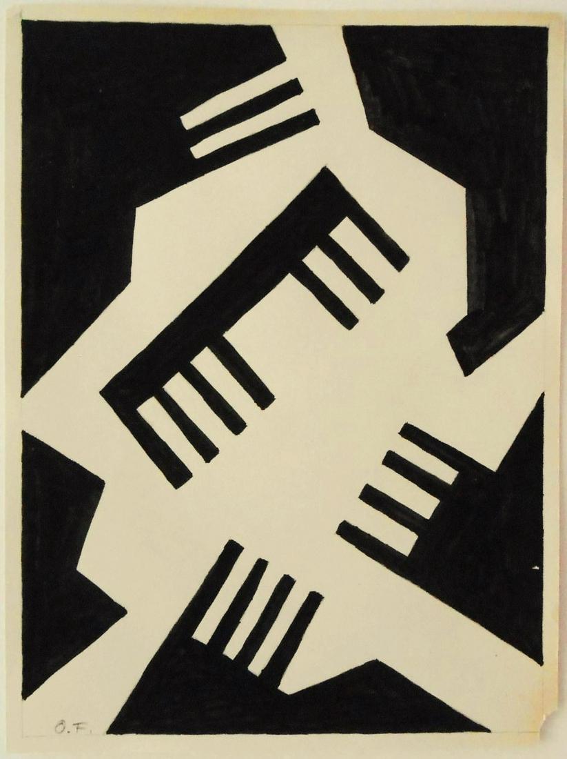 Otto Freundlich (1878-1943) Ink Drawing (1 of 2)
