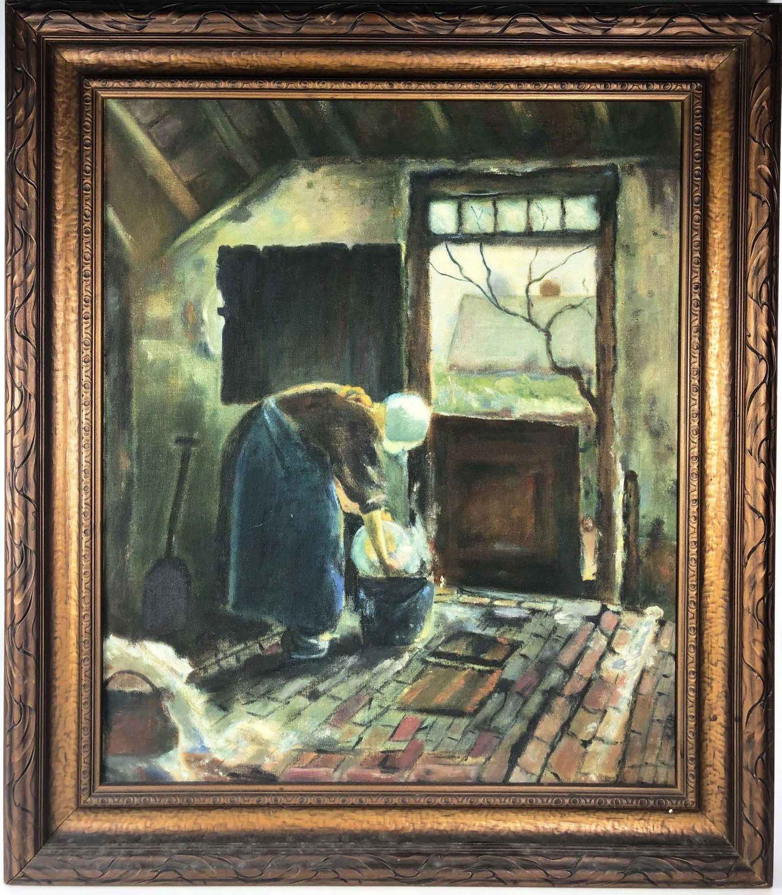 French Oil Painting, Circa 1920 (1 of 2)