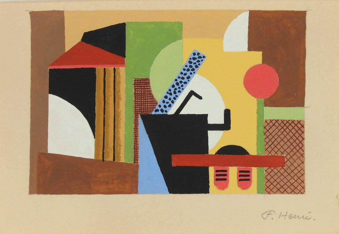 Florence Henri (1893-1982) Gouache (1 of 2)