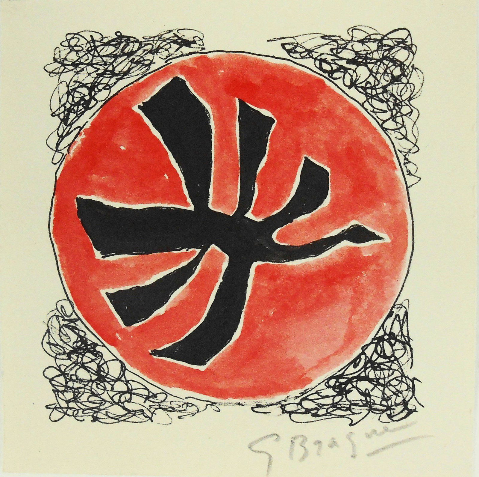 Georges Braque (1882-1963) Watercolor (1 of 2)