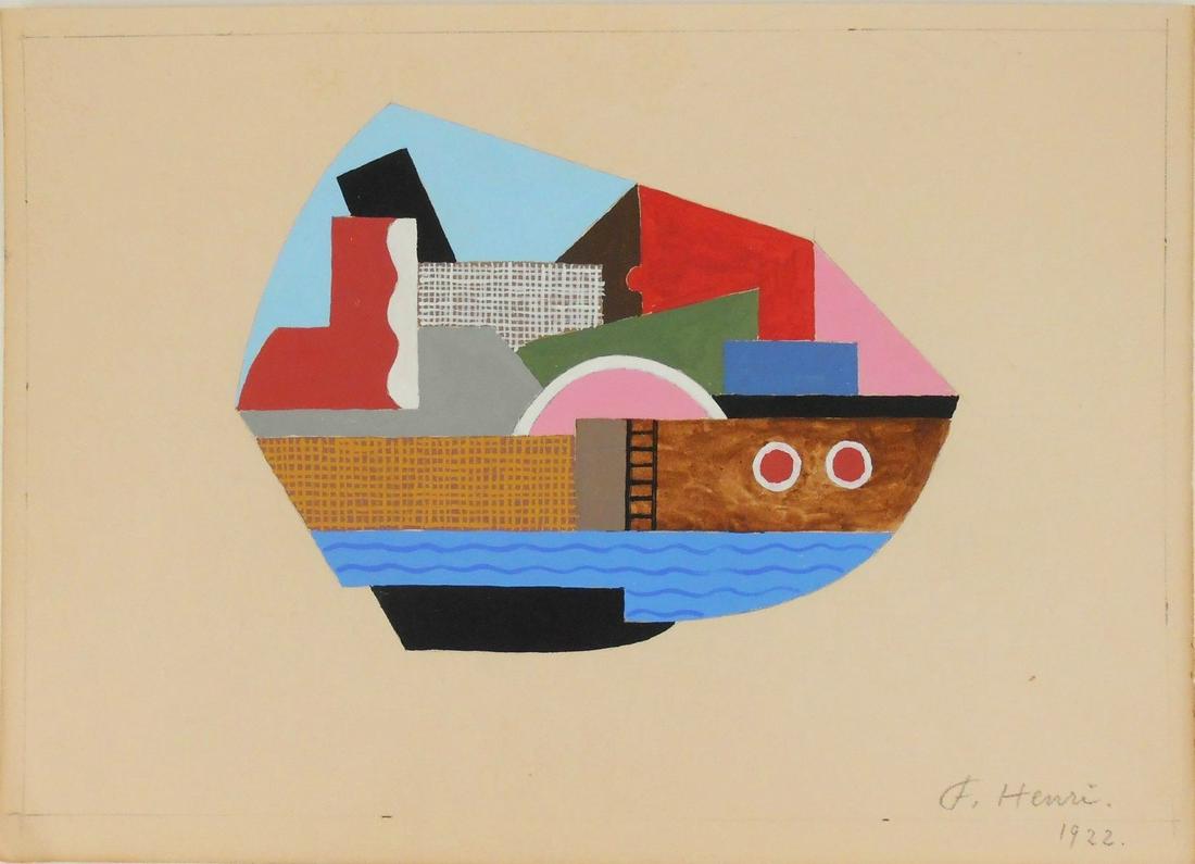 Florence Henri (1893-1982) Gouache (1 of 2)