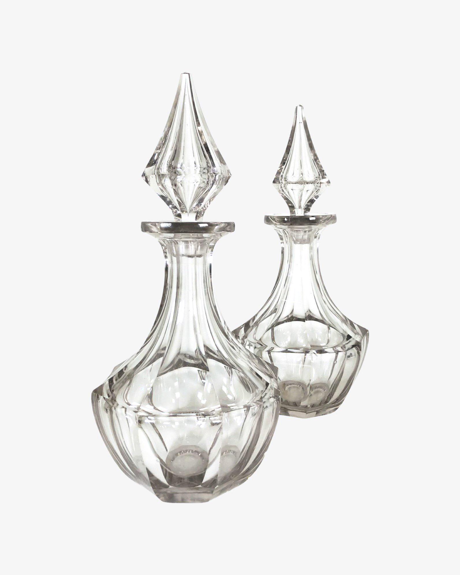 Pair Of French Crystal Decanters, 19th Century (1 of 2)