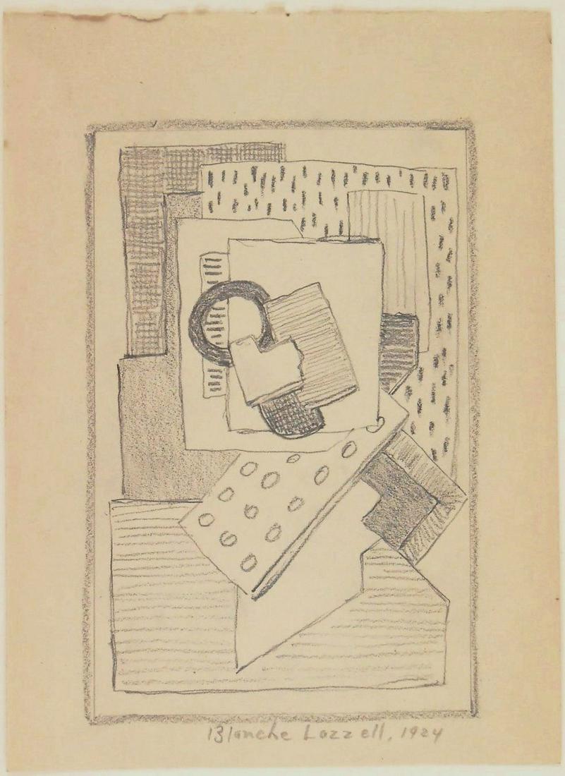 Blanche Lazzell (1878-1956) Pencil Drawing (1 of 2)