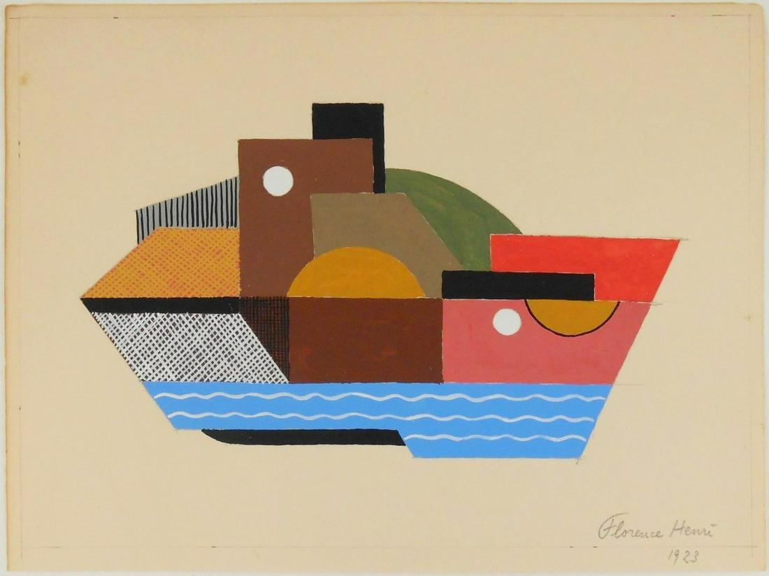 Florence Henri (1893-1982) Gouache (1 of 2)