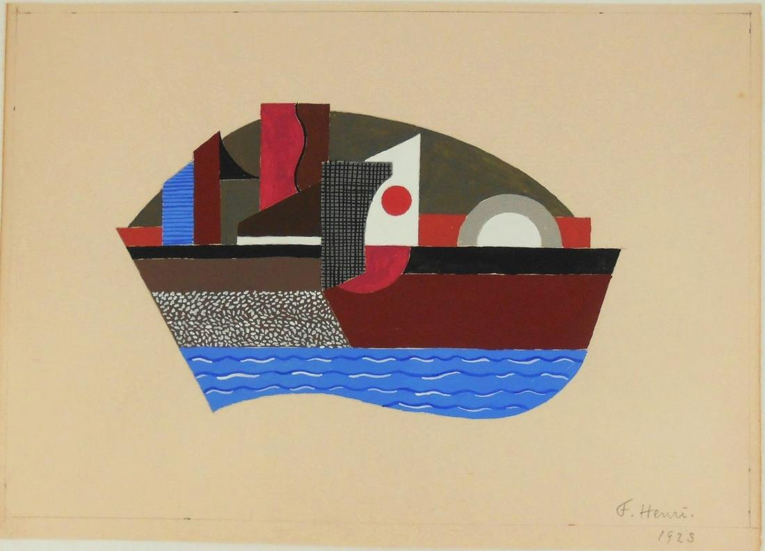 Florence Henri (1893-1982) Gouache (1 of 2)