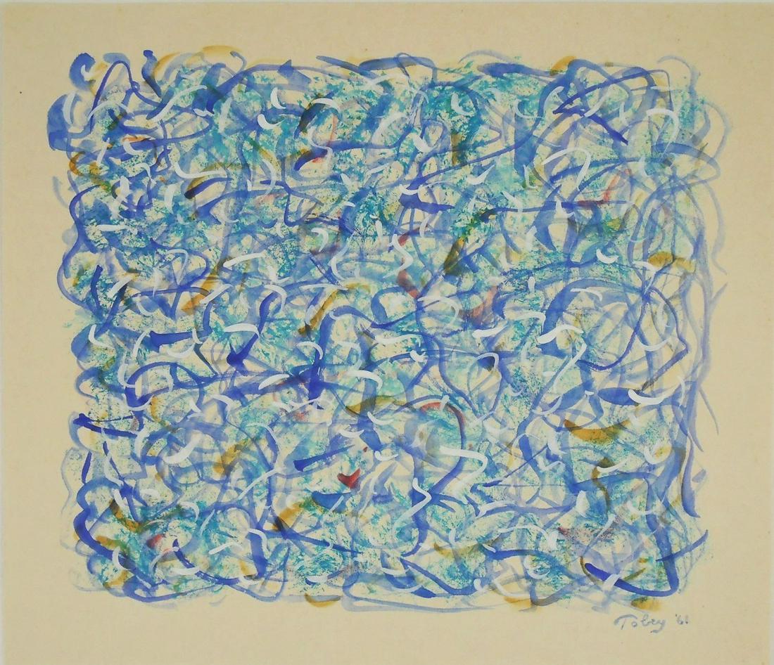 Mark Tobey (1890-1976) Watercolor (1 of 2)
