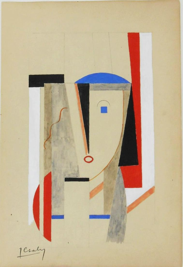 Joseph Csaky (1888-1971) Gouache (1 of 2)
