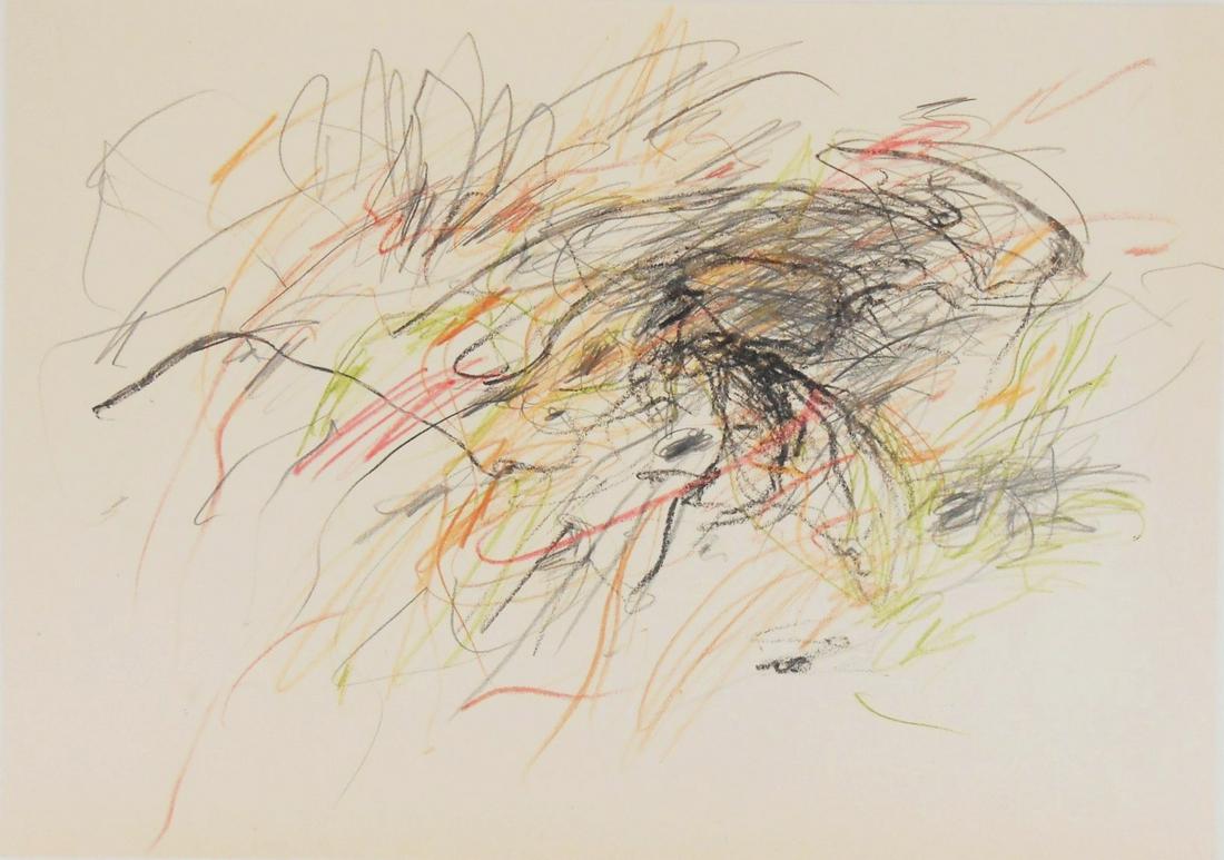 Cy Twombly (1928-2011) Mixed Media Drawing (1 of 2)