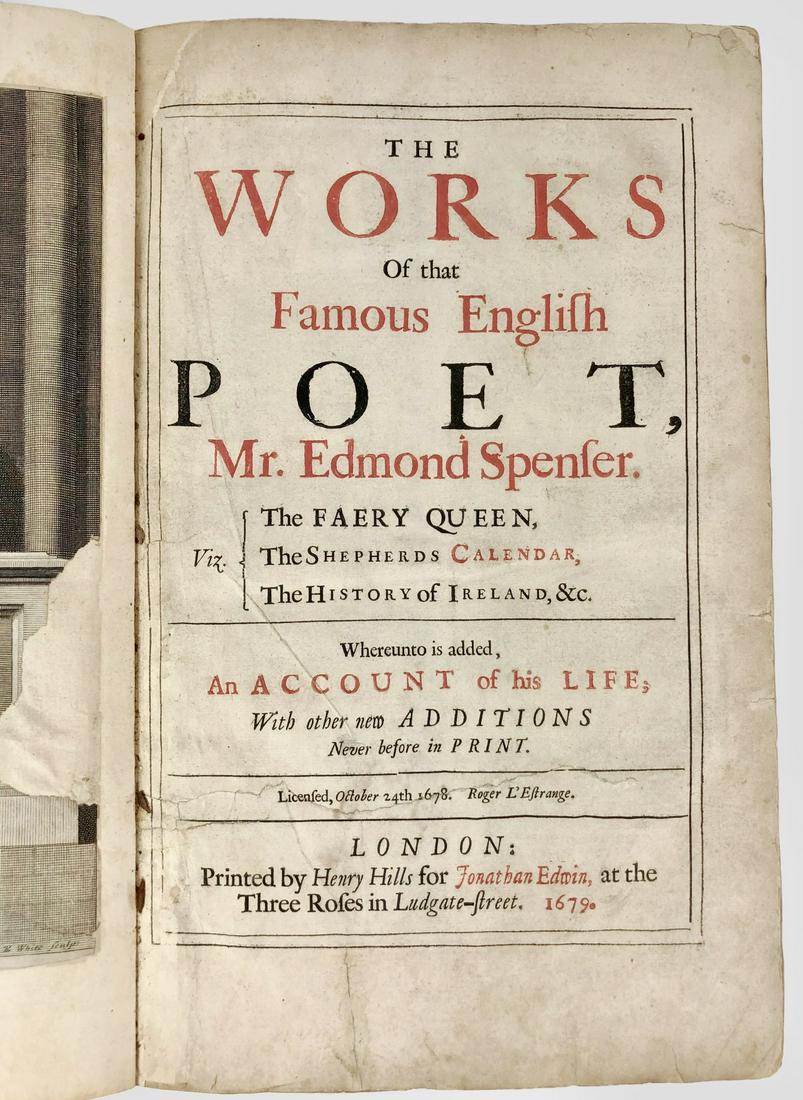 The Works Of Mr. Edmond Spencer, 1679 (1 of 5)