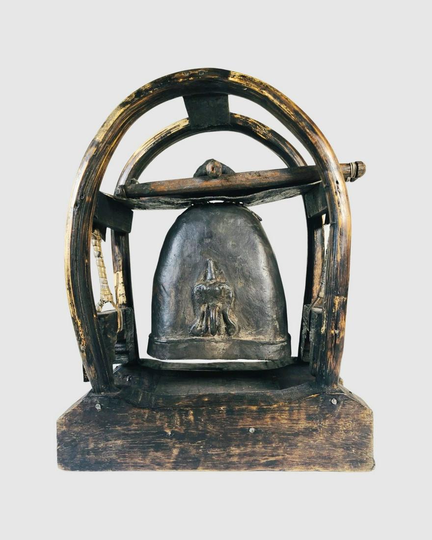 Antique Tibetan Buddhist Bronze Bell (1 of 4)