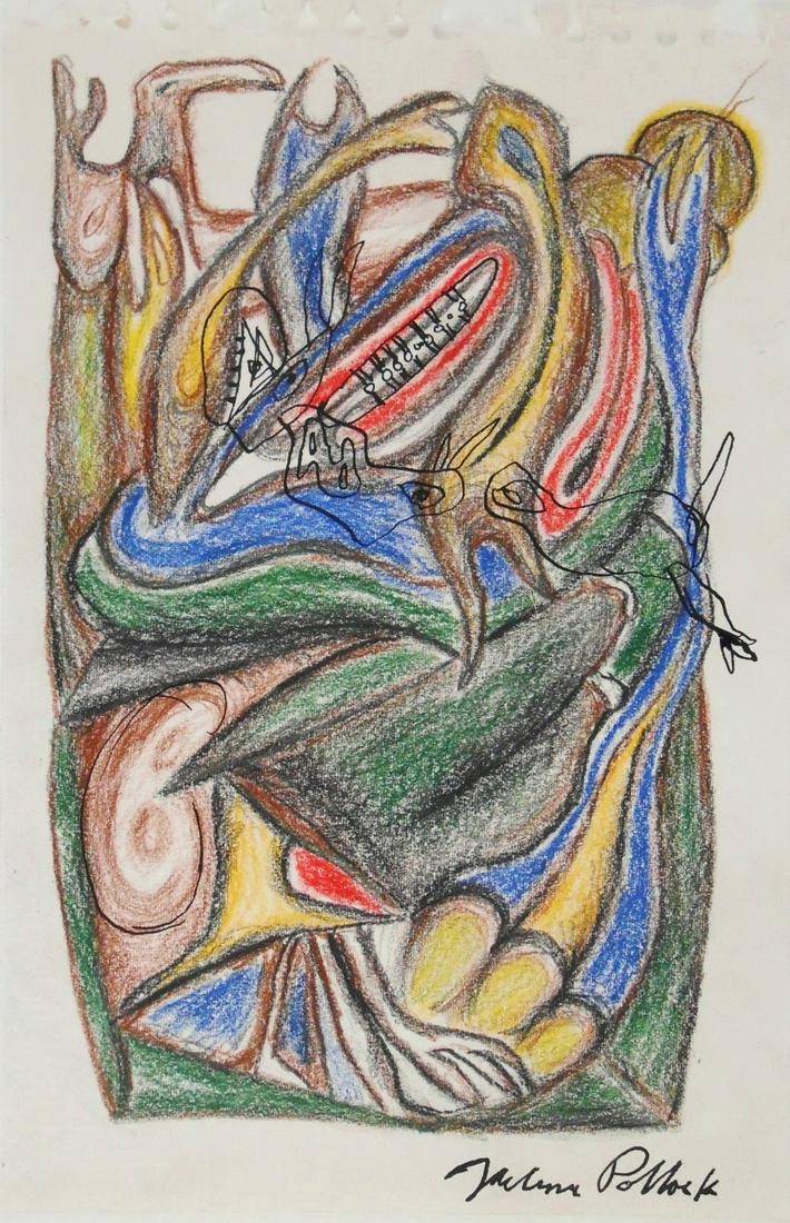 Jackson Pollock (1912-1956) Sketchbook Drawing (1 of 2)
