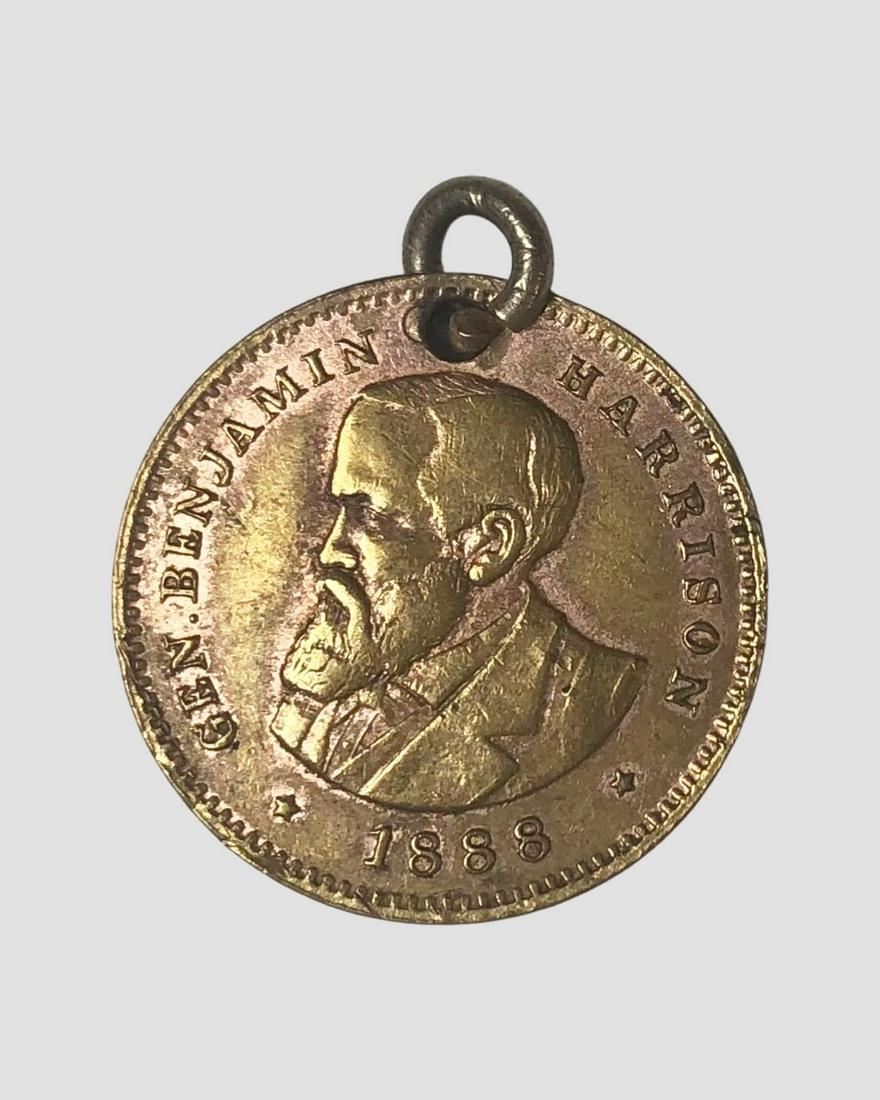 Benjamin Harrison Election Token, 1888 (1 of 2)