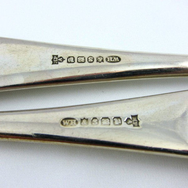 Pair Of Sterling Silver Meat Forks - 2