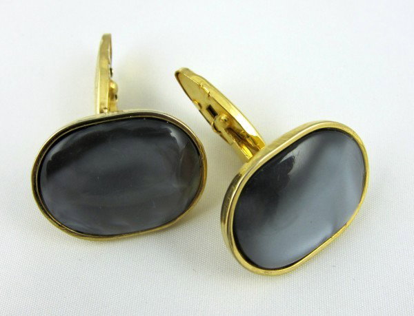 Two Pair Of Antique Cufflinks: Circa 1900-1920. A gift to the present owner by Gene Moore. Gene Moore (1910-1998) was vice-president of window display at Tiffany & Co. and is widely considered to be the most talented window dresser