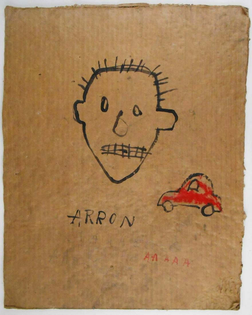 Jean-Michel Basquiat (1960-1988) Drawing, 1981 (1 of 2)