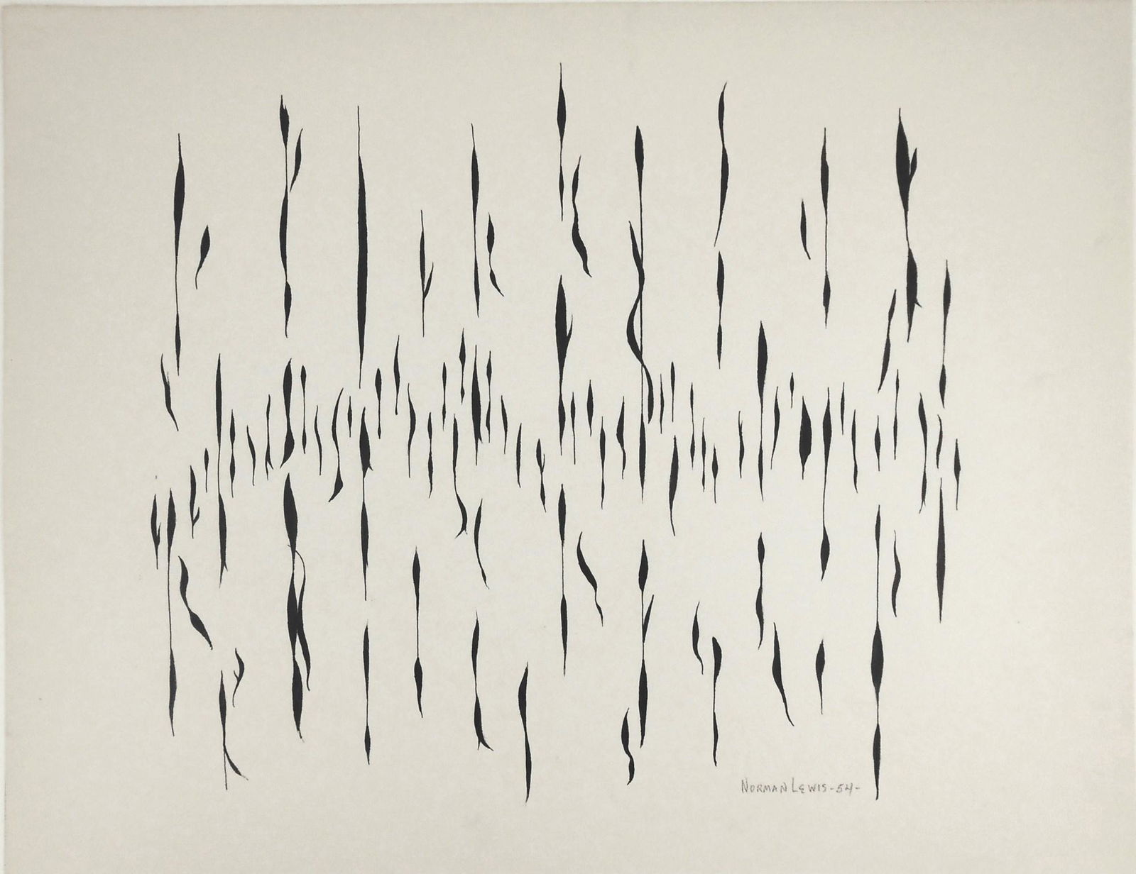 Norman Wilfred Lewis (1909-1979) Ink Drawing (1 of 2)