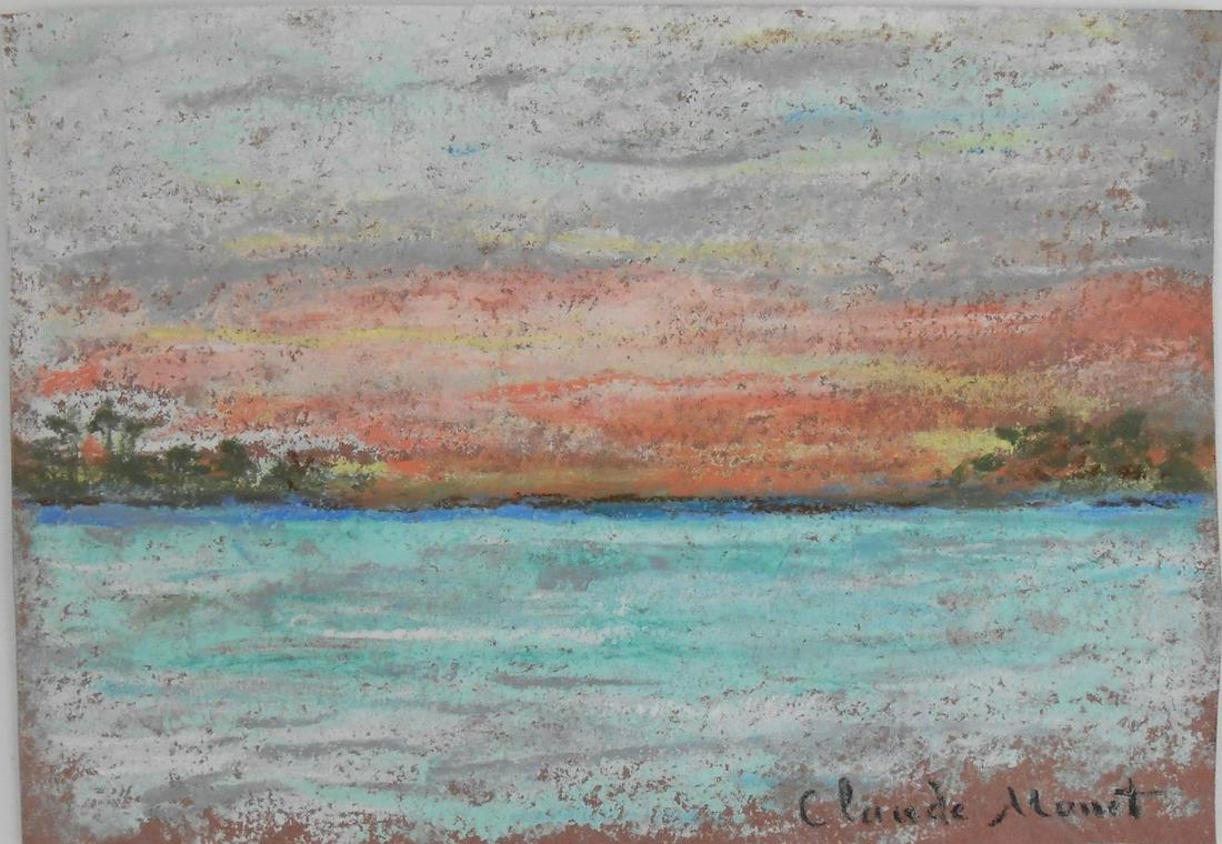 Claude Monet (1840-1926) Pastel (1 of 2)