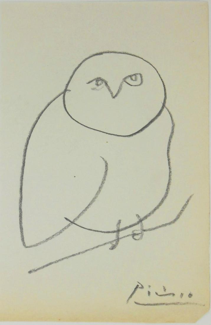 Pablo Picasso (1881-1973) Pencil Sketch (1 of 2)