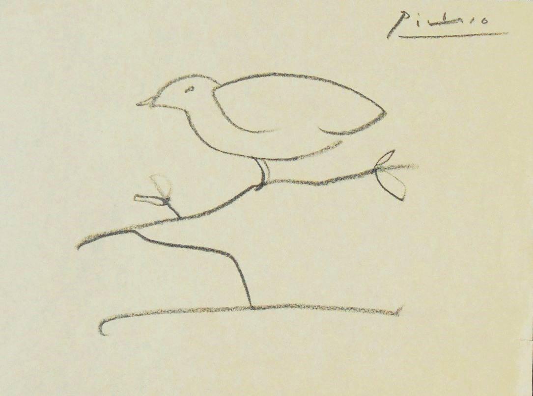 Pablo Picasso (1881-1973) Pencil Drawing (1 of 2)