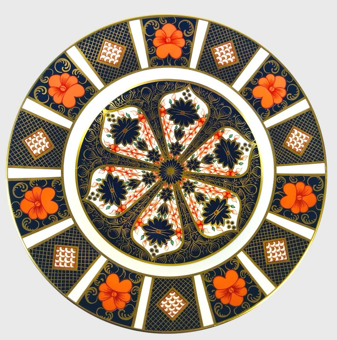 Set of 12 Royal Crown Derby Salad Plates (1 of 3)