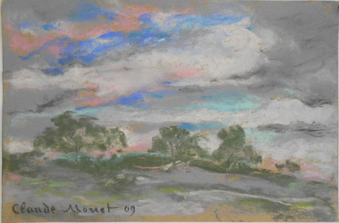 Claude Monet (1840-1926) Pastel (1 of 2)