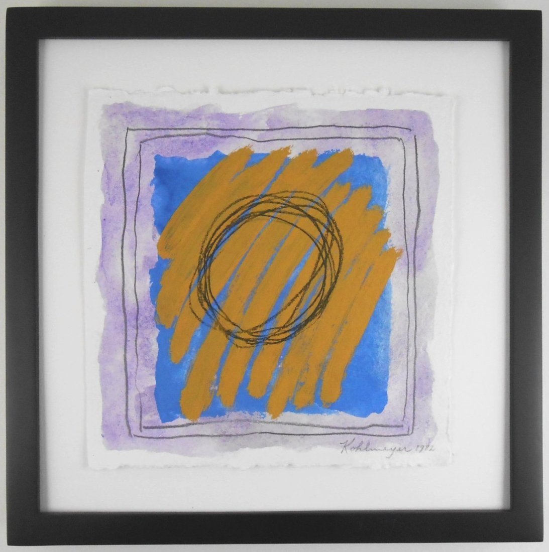 Ida Kohlmeyer (1912-1997) Mixed Media On Paper (1 of 2)