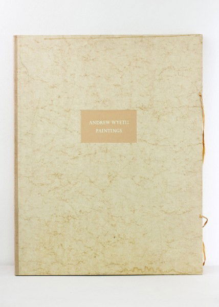 Andrew Wyeth 1976 Folio Of Prints: Complete and rare edition of Andrew Wyeth facsimile collotypes, published in 1976 by the Metropolitan Museum of Art and limited to 300 copies. Contains 10 prints, unsigned, each measuring approximatel