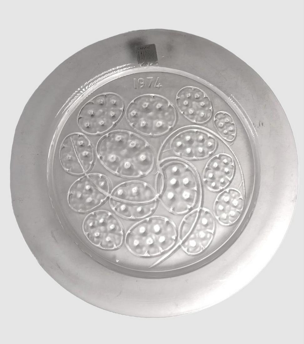 Lalique 1974 Collector's Plate (1 of 2)