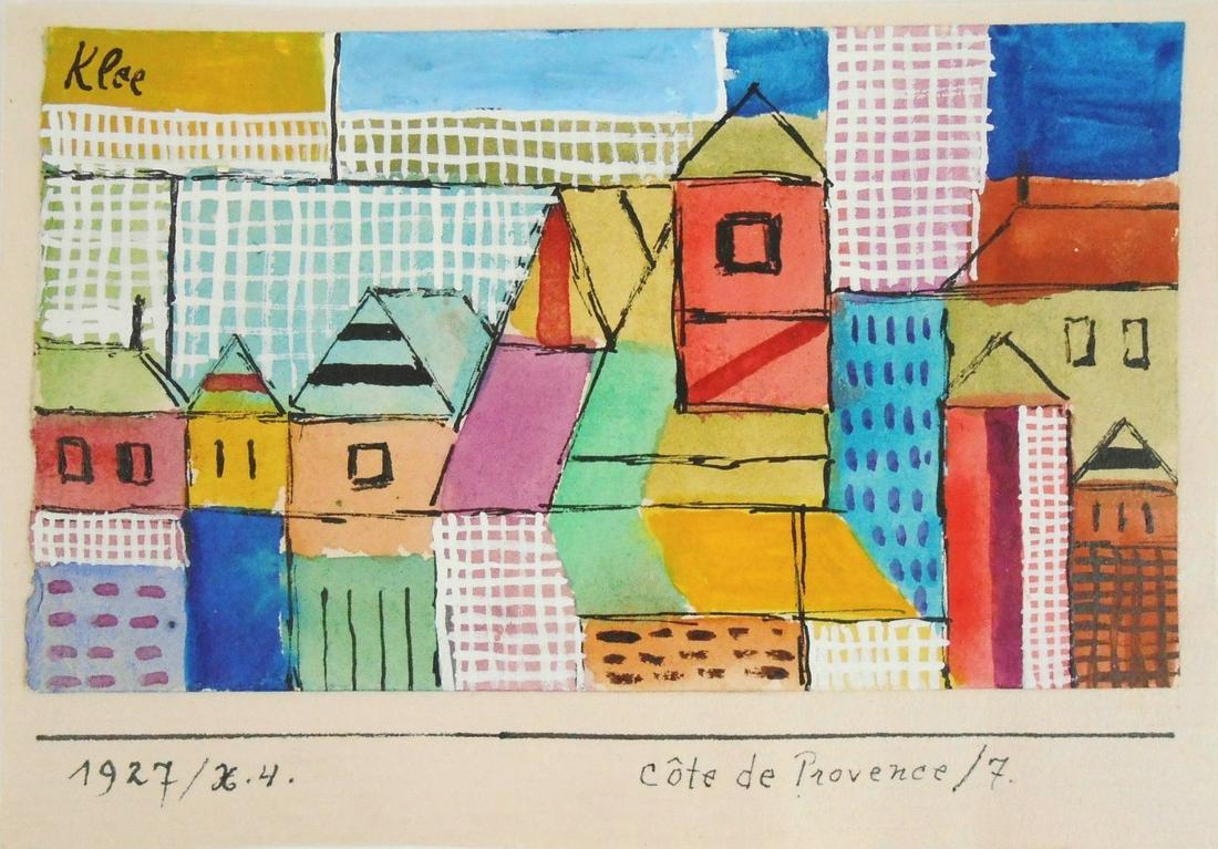 Paul Klee (1879-1940) Watercolor (1 of 2)