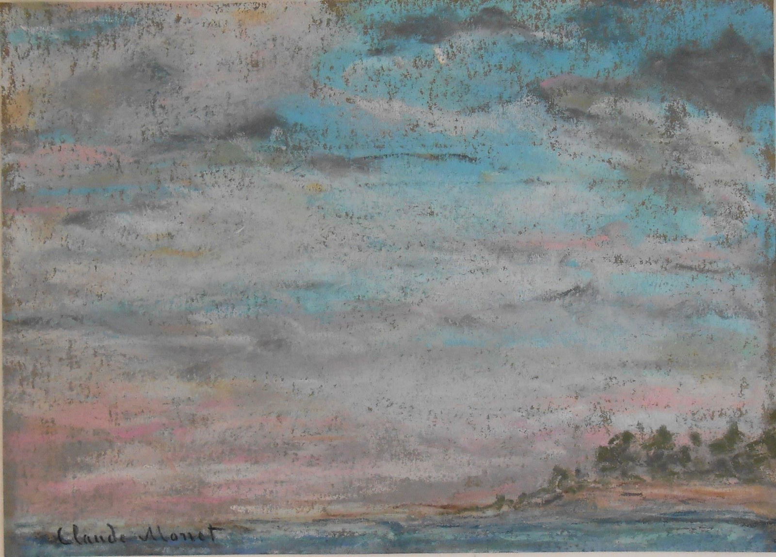 Claude Monet (1840-1926) Pastel (1 of 2)