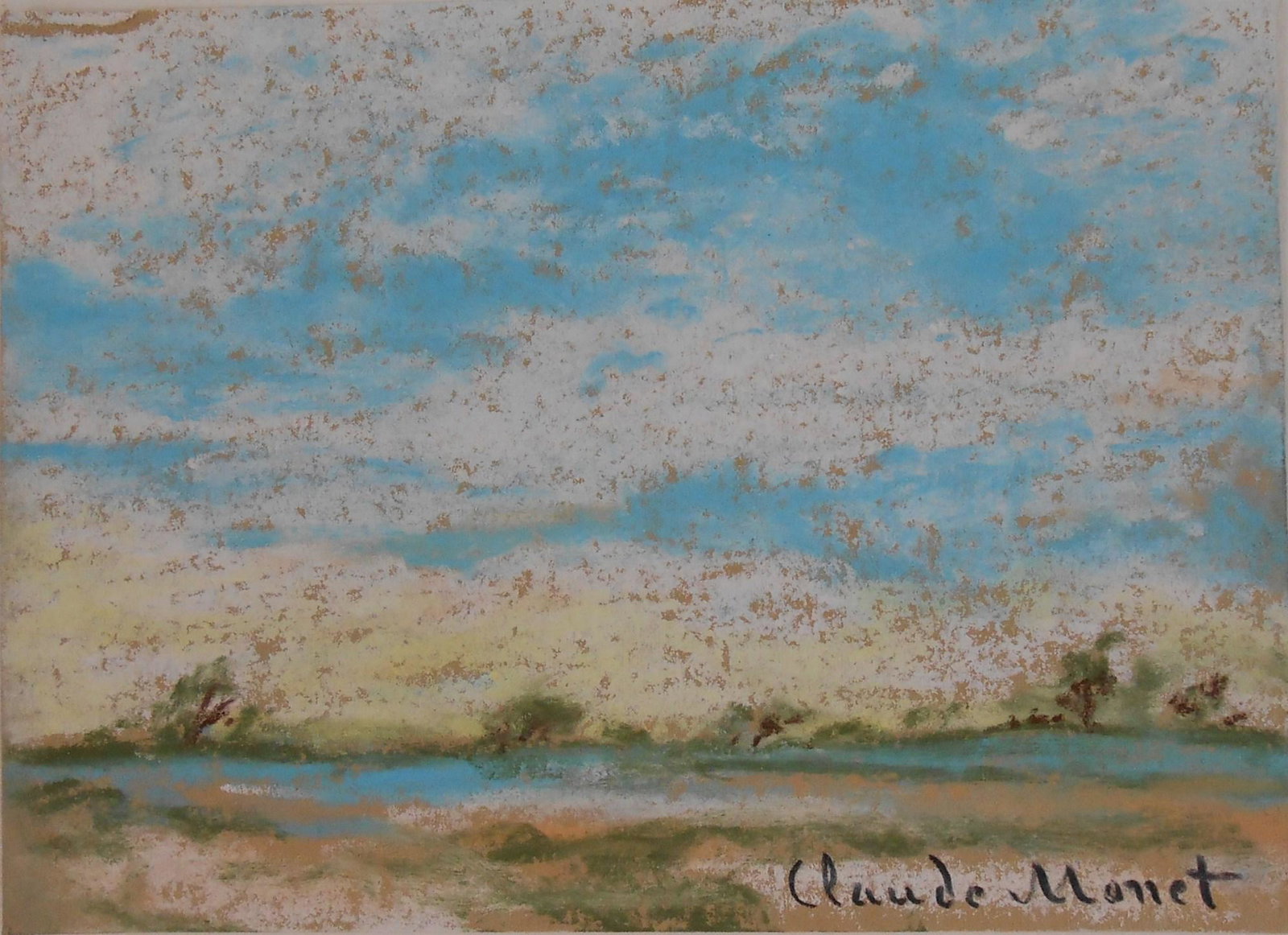 Claude Monet (1840-1926) Pastel (1 of 2)