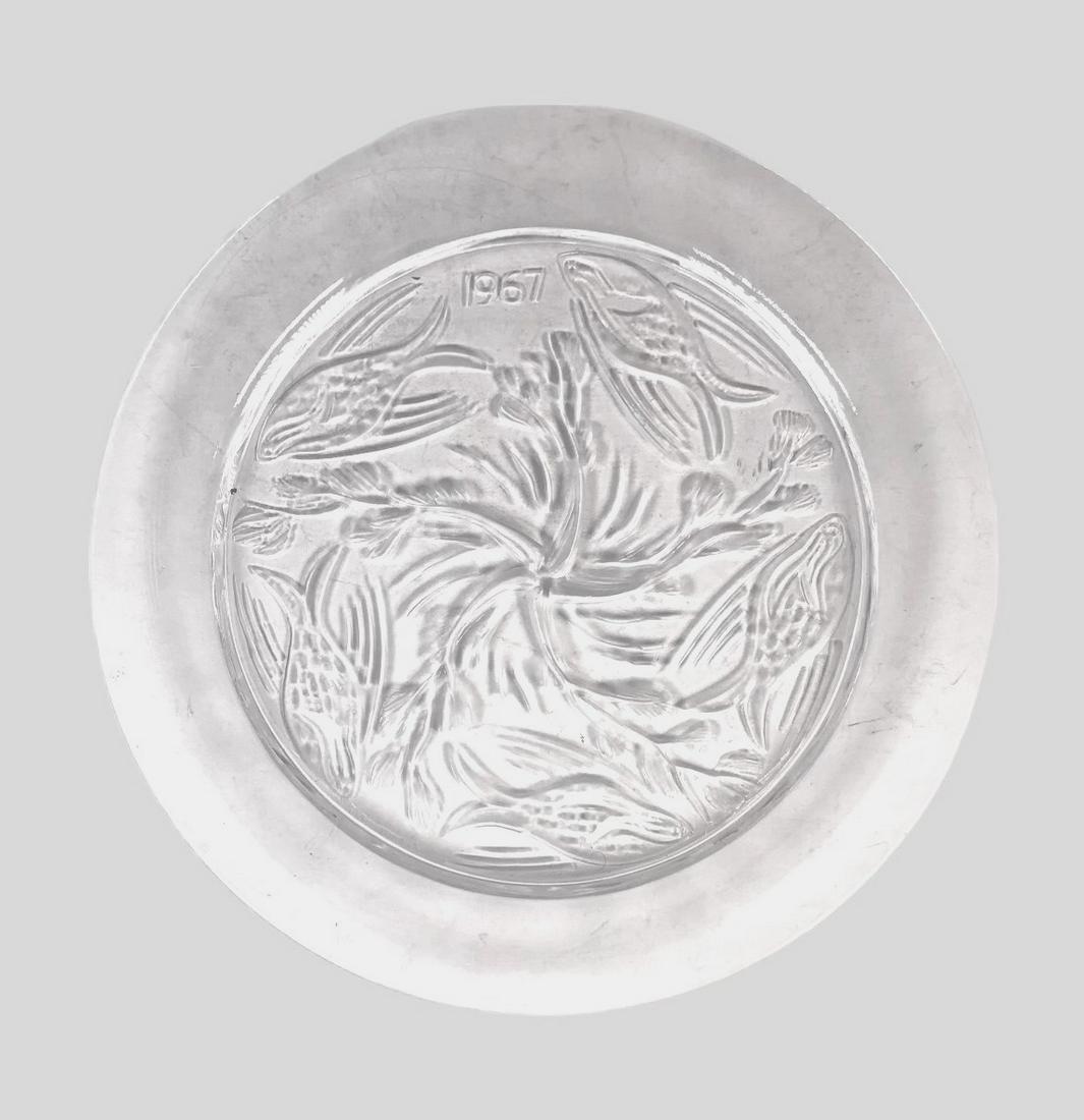 Lalique 1967 Collector's Plate Auction