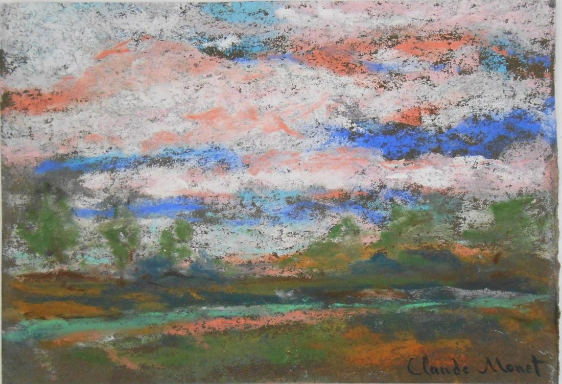 Claude Monet (1840-1926) Pastel (1 of 2)