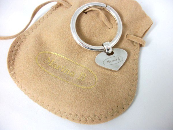 Marina Bulgari Key Ring: Sterling silver key ring by Marina Bulgari, circa 1980-1990. Excellent condition. 13 grams.