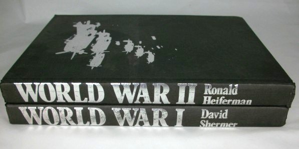 World War I, World War II: World War I by David Shermer, introduction by A.J.P. Taylor. Edited by S.L. Mayer. Derby Books, 1973. Hard cover, first U.S. edition, first printing. Includes pictures, artwork, maps. Very nice copy; 