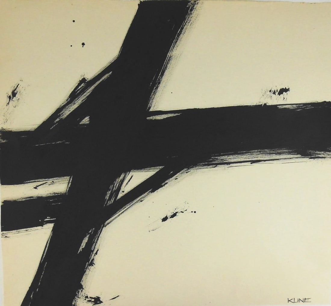 Franz Kline* (1910-1962) Ink On Paper (1 of 2)