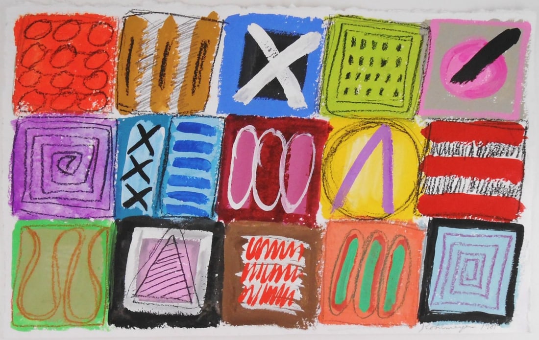 Ida Kohlmeyer* (1912-1997) Mixed Media (1 of 2)